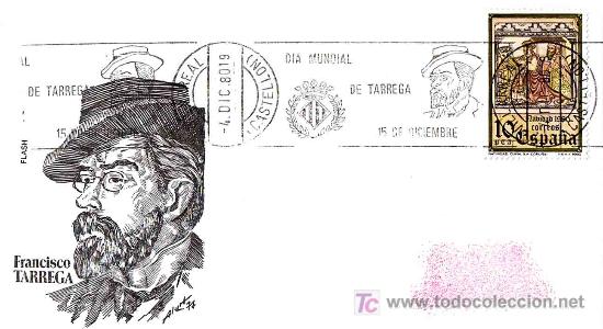 Selos: MUSICA. Dia Mundial de Tarrega 1980. Villarreal, Castellon, Com.Valenciana