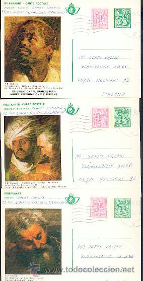 Sellos: Belgica & 3 Postales - Foto 1