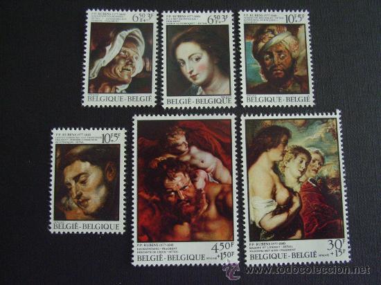 Timbres: PINTURA.BELGICA N&ordm; YVERT 1811/6*** A&Ntilde;O 1976. 400 ANIVERSARIO NACIMIENTO PINTOR P.P.RUBENS