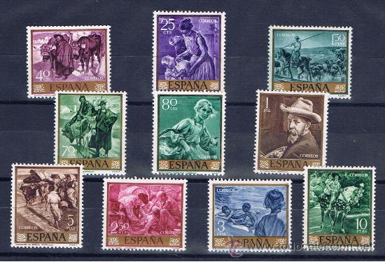 Sellos: Sorolla 1964 serie completa nuevos*** - Foto 1
