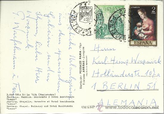 Briefmarken: TP CON MAT CAMBADOS PONTEVEDRA SELLOS CATEDRAL DE MURCIA Y PINTURA