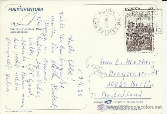 Stamps: CANARIAS LAS PALMAS TP CON SELLO MONASTERIO DE GUADALUPE PATRIMONIO DE LA HUMANIDAD