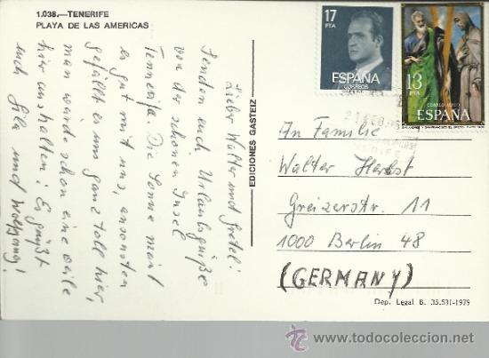 Stamps: TP PLAYA DE LAS AMERICAS CANARIAS CON SELLO ARTE PINTURA EL GRECO I