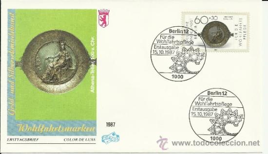 Stamps: ALEMANIA BERLIN SPD ARTE ATENEA MITOLOGIA ARTESANIA