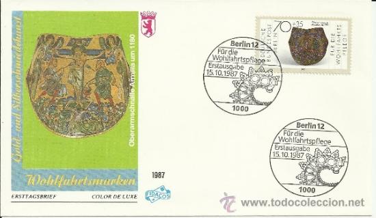 Stamps: ALEMANIA BERLIN SPD ARTE BRAZALETO ORO ARTESANIA