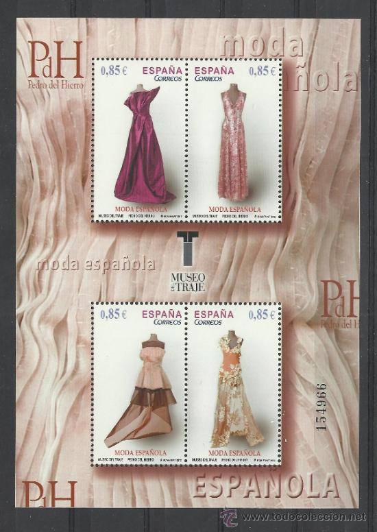 Selos: MODA ESPA&Ntilde;OLA ARTE TRAJE TEXTIL PEDRO DEL HIERRO