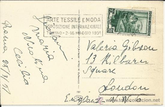 Selos: ITALIA POSTAL CON MAT ARTE TEXTIL Y MODA EXPOSICION INTERNACIONAL