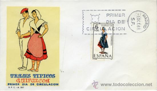 Sellos: TRAJES TIPICOS GUIPUZCOA.