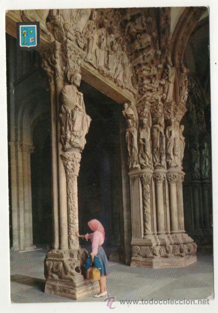 Sellos: Sello 70 c&eacute;ntimos- Cripta de San Isidoro, Le&oacute;n ( Pegado en postal ) - Foto 2