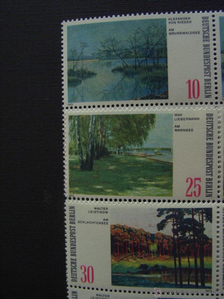 Selos: PINTURA.  BERLIN N&ordm; YVERT 390/2*** A&Ntilde;O 1972. PINTURAS DE PAISAJES ALREDEDOR DE BERLIN