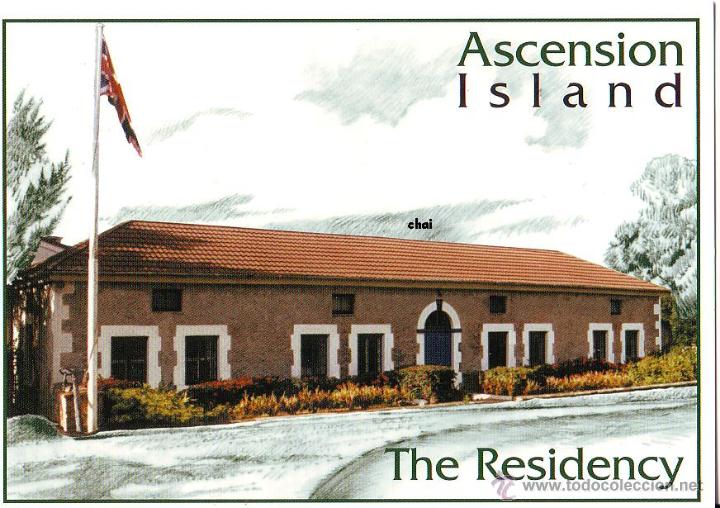 Sellos: Ascensi&oacute;n. Tarjeta Postal Nueva: La Residencia The Residency**