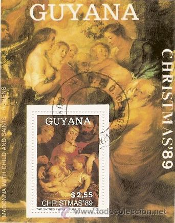 Sellos: Guiana & Rubens 1989 - Foto 1