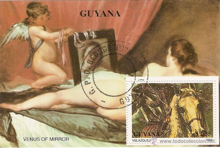 Stamps: Guiana & Velasquez 1990