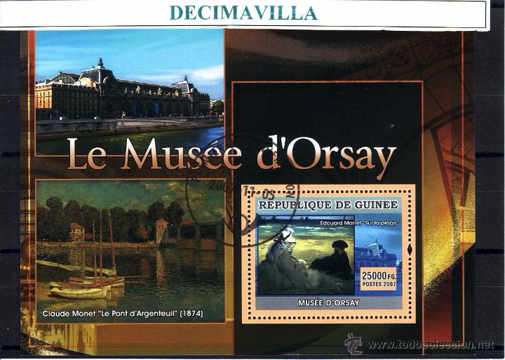 Sellos: L616, GUINEA, 2007, MUSEO DE ORSAY - Foto 1