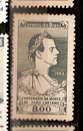 Sellos: Brasil * & Centen&aacute;rio de Jo&atilde;o Caetano, Actor 1963 (739) - Foto 1