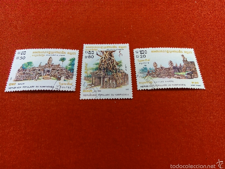 Sellos: KANPUCHEA SERIE CULTURE KHMERE