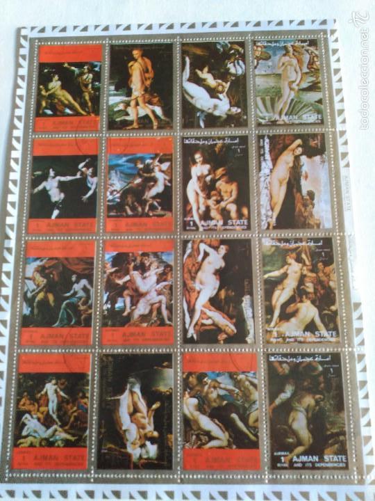 Sellos: DESNUDOS, 16 valores, AJMAN STATE - Foto 1