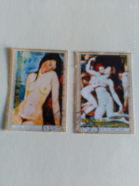 Sellos: DESNUDOS, 2 valores, GUINEA ECUATORIAL - Foto 1
