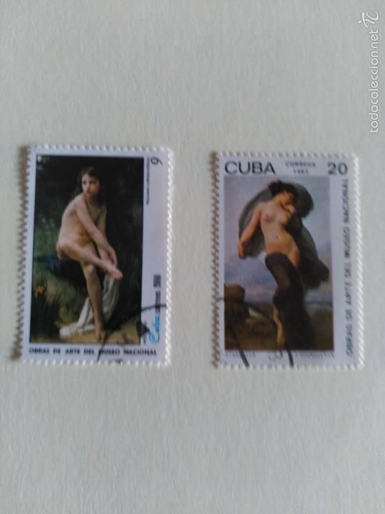 Sellos: DESNUDOS, 2 VALORES, CUBA - Foto 1