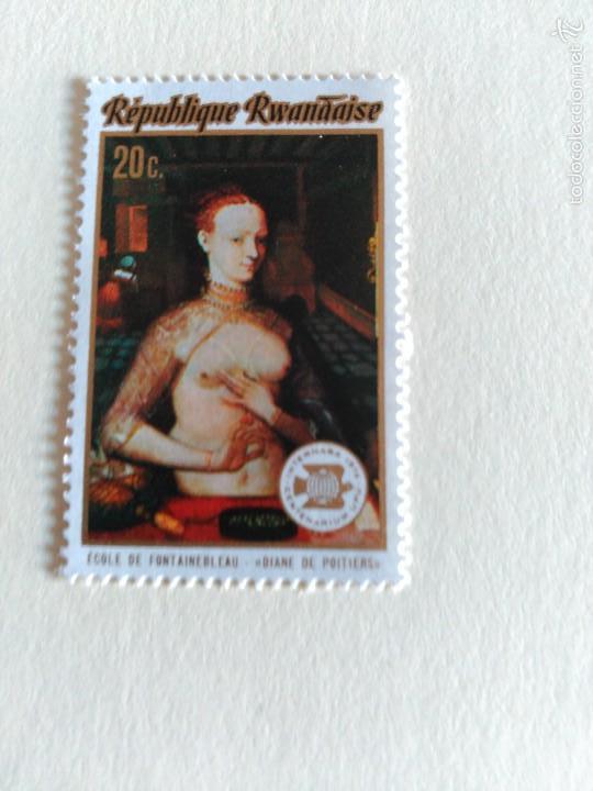 Briefmarken: DESNUDOS, 1 VALOR, REPUBLIQUE RWANDAISE