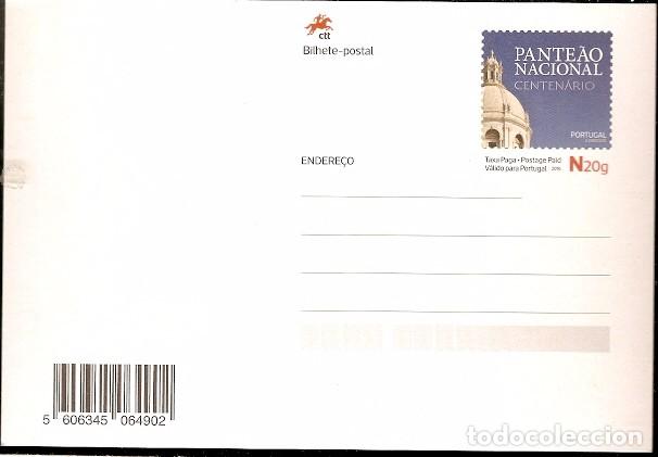 Timbres: Portugal & Inteiro postal, Centennial Pante&oacute;n Nacional 2016 (9797)