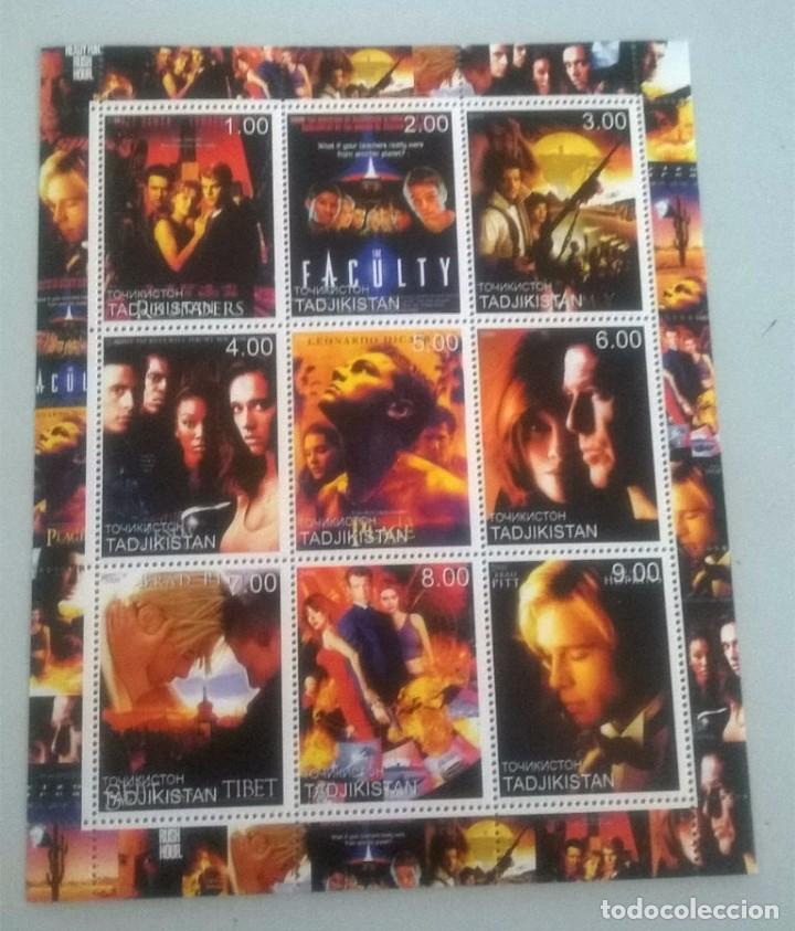 Timbres: HOLLYWOOD,MOVIES,ACTORS on SOUVENIR STAMPS
