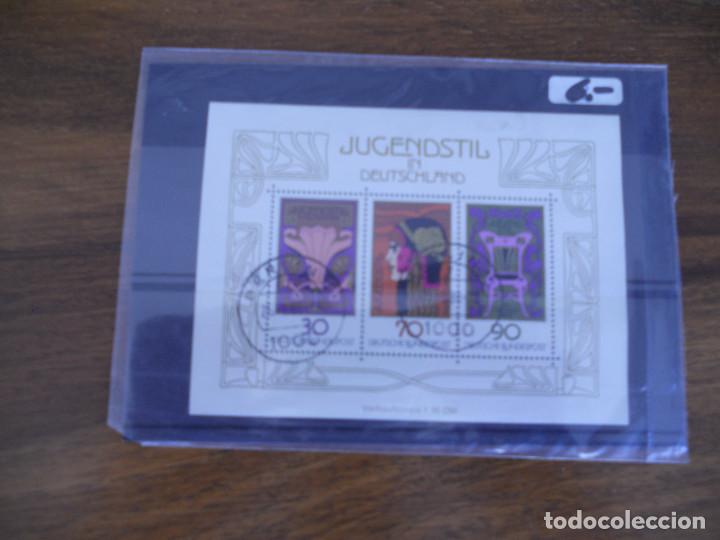 Sellos: Bloque Sellos JUGENDSTIL 1977 - Foto 1