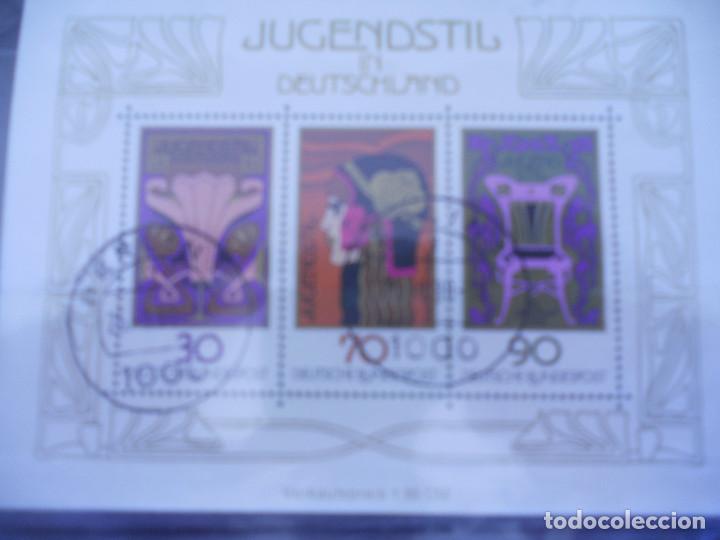 Sellos: Bloque Sellos JUGENDSTIL 1977 - Foto 2
