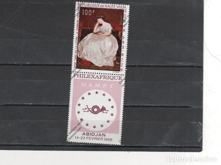 Timbres: PINTURA HAUTE VOLTA N&ordm; A 60 (**)