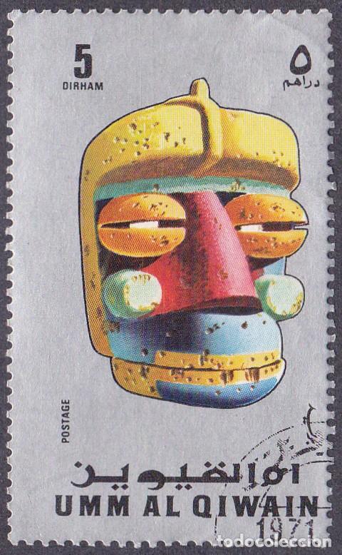 Stamps: 1972 - UMM AL QIWAIN - MASCARAS DE AFRICA - MICHEL 653