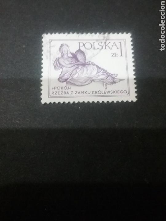 Stamps: Sellos de R. de Polonia (Polska) mtdos. 1978. Escultura. Andre le Brun. Arte. Mujer. Cantaro. Paz