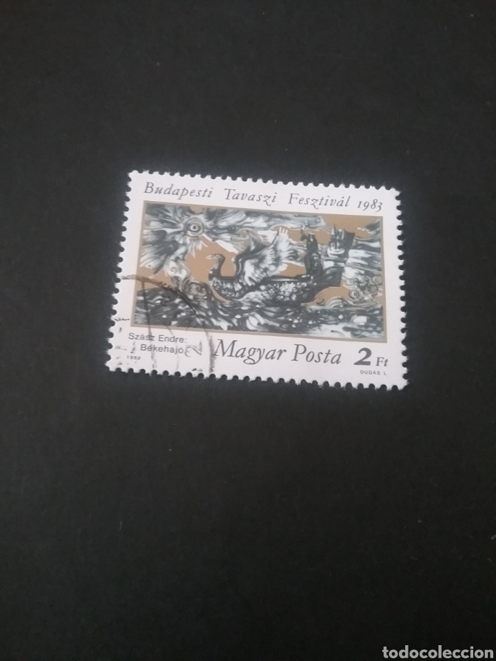 Selos: Sellos Hungr&iacute;a (Magyar Posta)mtdos. 1983. Arte. Pinturas. Cultura. Fiestas. Festivales. Aves. Barc