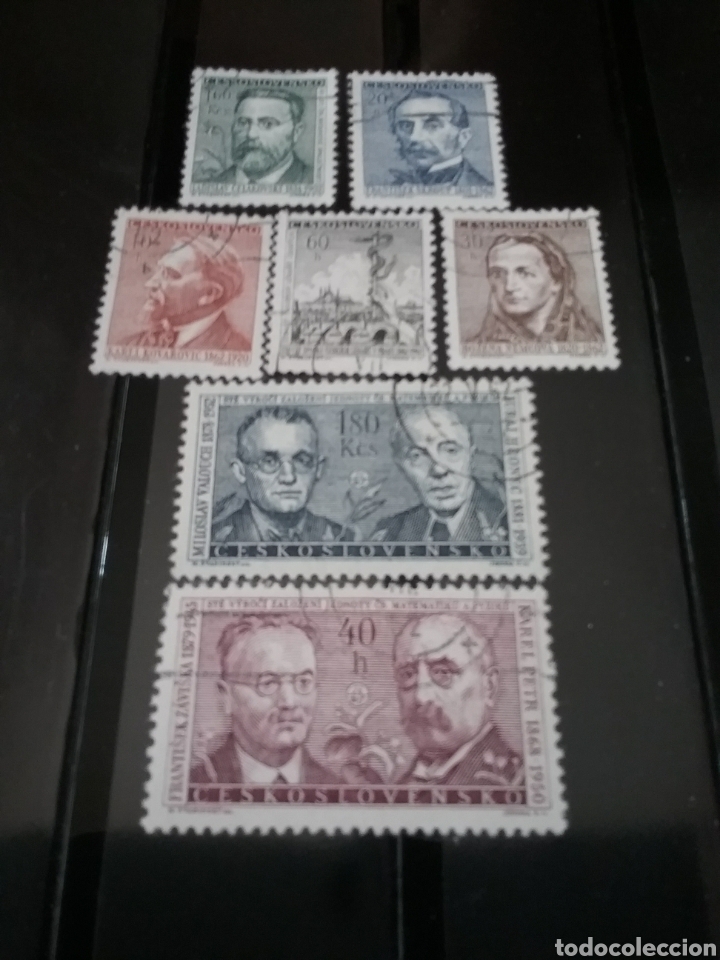 Selos: Sellos de Checoslovaquia mtdos (usados).1962. Personajes. Planta. Flor. Serpiente. Medicina. Composi