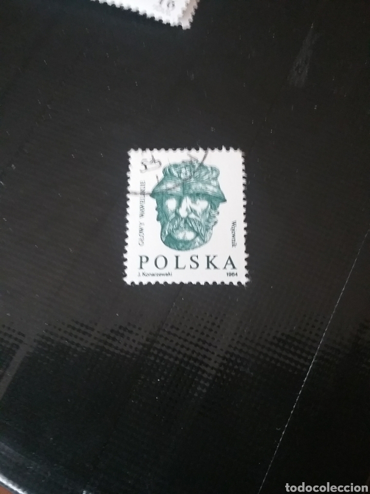 Timbres: Sellos R. Polonia (Polska) matasellados. 1984. Cabeza. Talla. Esculturas.