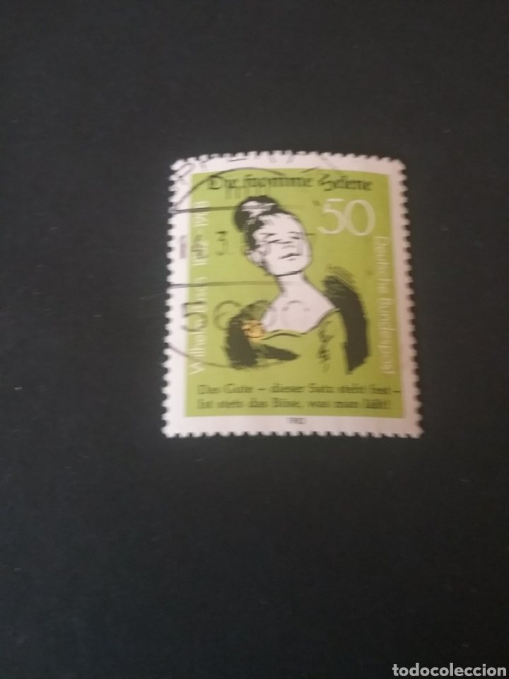 Briefmarken: Sellos Alemania, R. Federal mtdos/1982/poeta/dibujante/aniversario/filosofo/mujer/dibujos/arte/infa