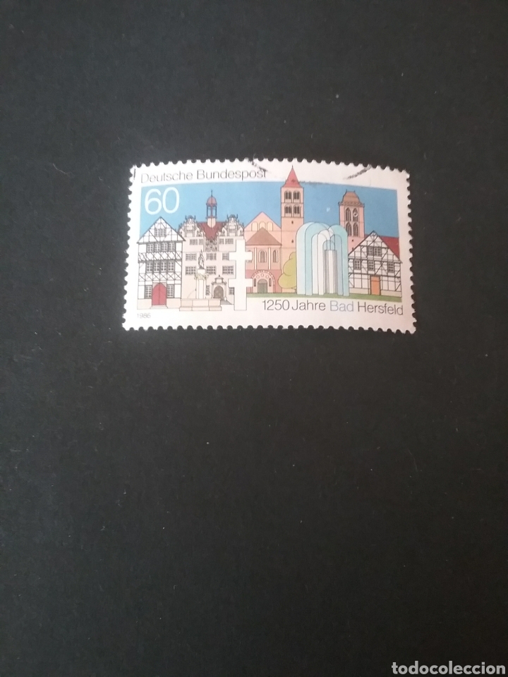 Briefmarken: Sellos Alemania, R. Federal mtdos/1986/ciudad/aniversario/edificios/arquitectura/casas/Bad Hersfeld/