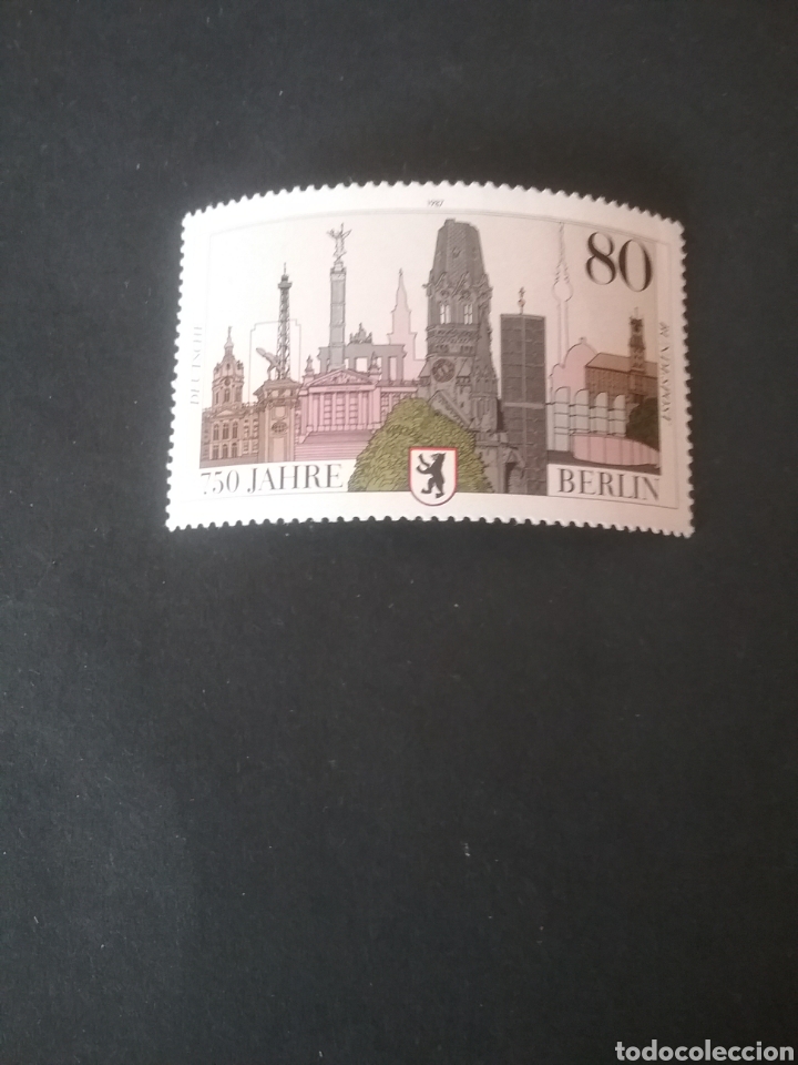 Briefmarken: Sellos Alemania, R. Federal nuevo/1987/aniversario/ciudad/Berlin/monumento/arquitectura/edificios/ig