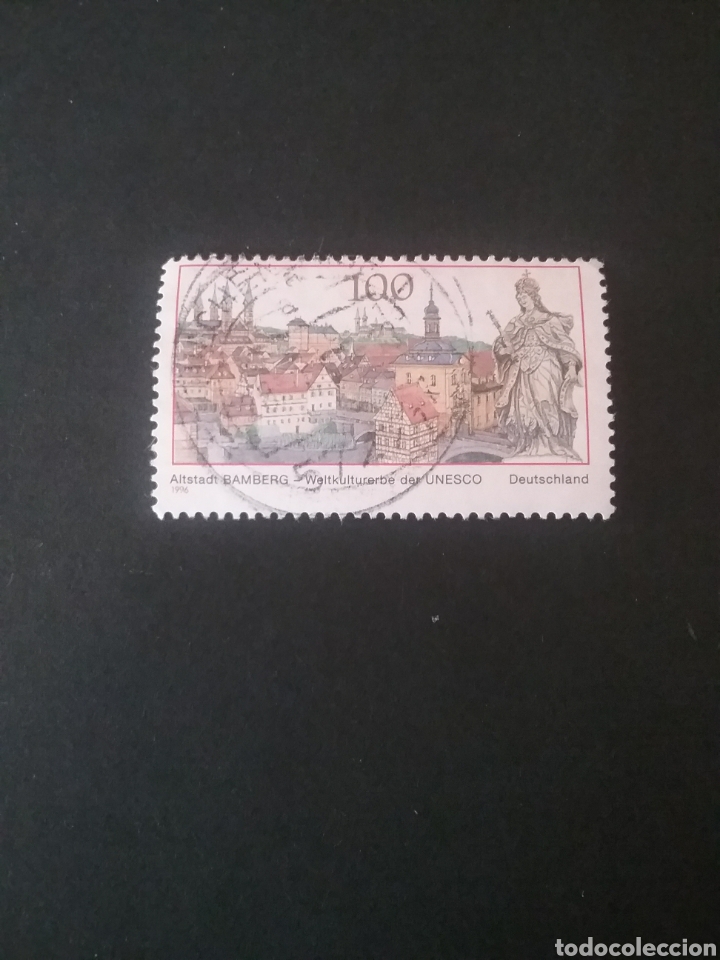 Stamps: Sellos Alemania, R. Federal mtdos/1996/ciudad/edificios/esculturas/patrimonio humanidad/Bamberg/igle