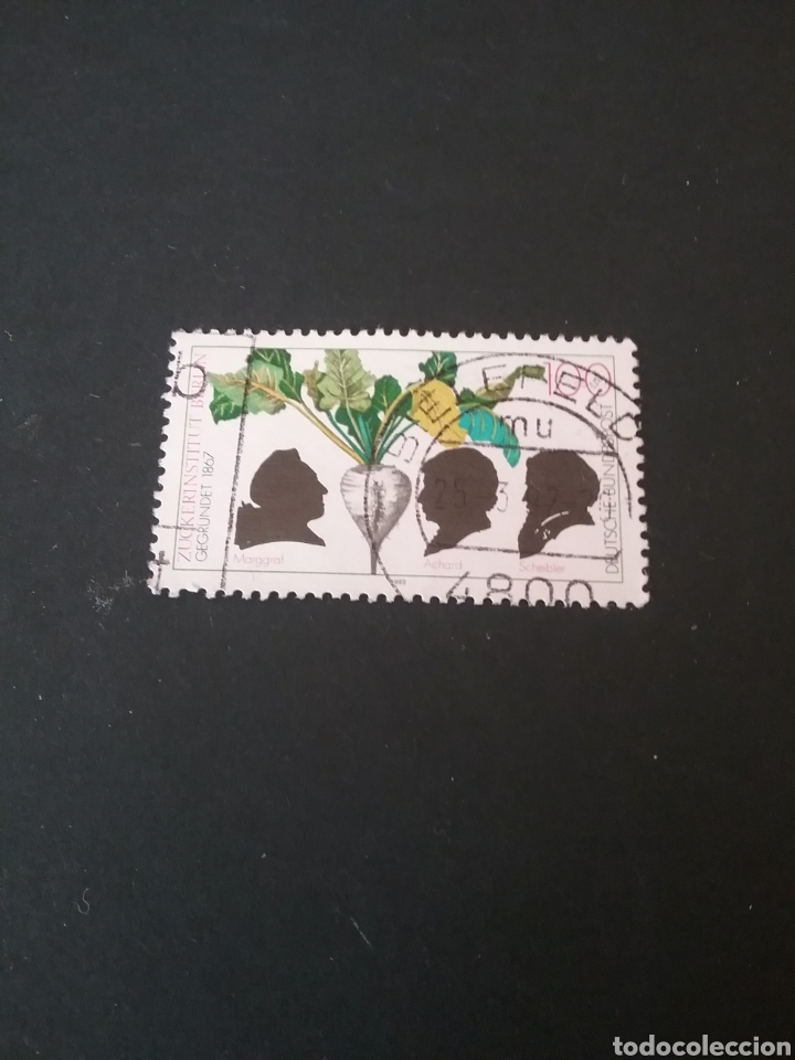Stamps: Sellos Alemania, R. Federal mtdos/1992/Amiversario instituto remolacha/tuberculo/comida/raiz/aliment