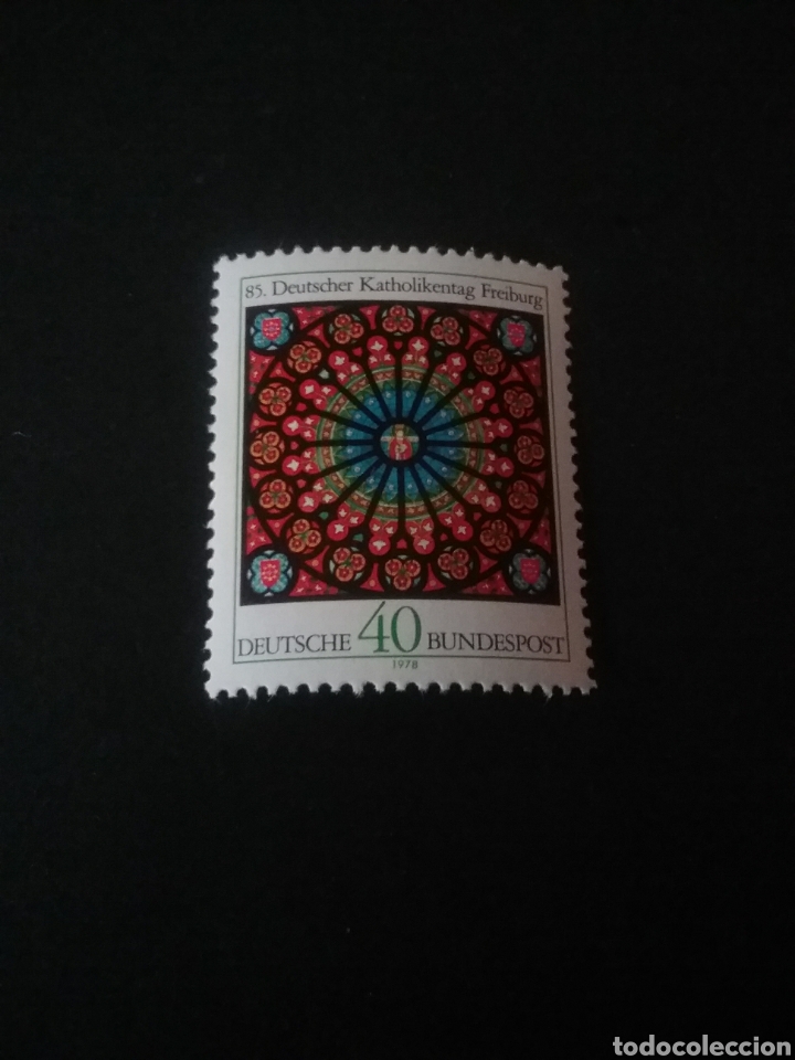 Stamps: Sellos Alemania, R. Federal nuevos/1978/dia los catolicos/vidriera/ventana/arte/artesania/catedral