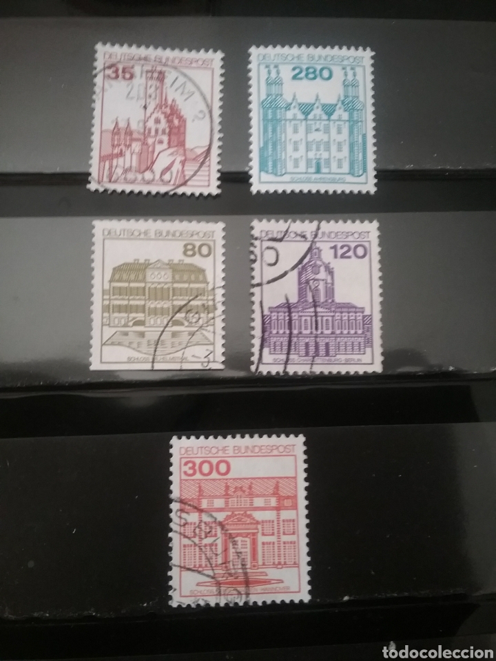 Stamps: Sellos Alemania, R. Federal mtdos/1982/serie basica/castillos/palacios/edificios/arquitectura/jardin