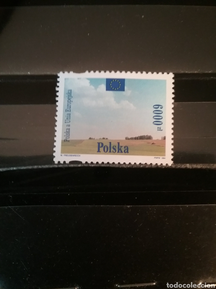 Stamps: Sellos R. Polonia (Polska) nuevos/1994/Polonia y la Union Europea/cuadro/arte/pintura/paisaje/prader