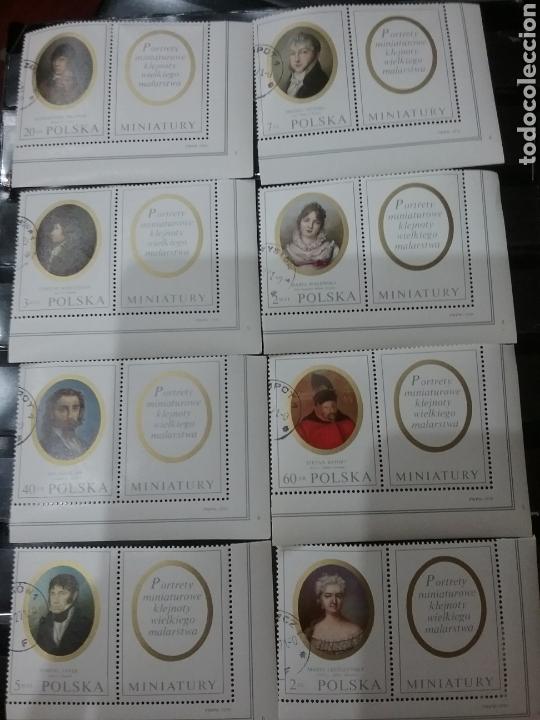 Selos: Sellos R. Polonia (Polska) mtdos/1970/Miniaturas, autoretratos. Pintores/personajes famosos polaco/a