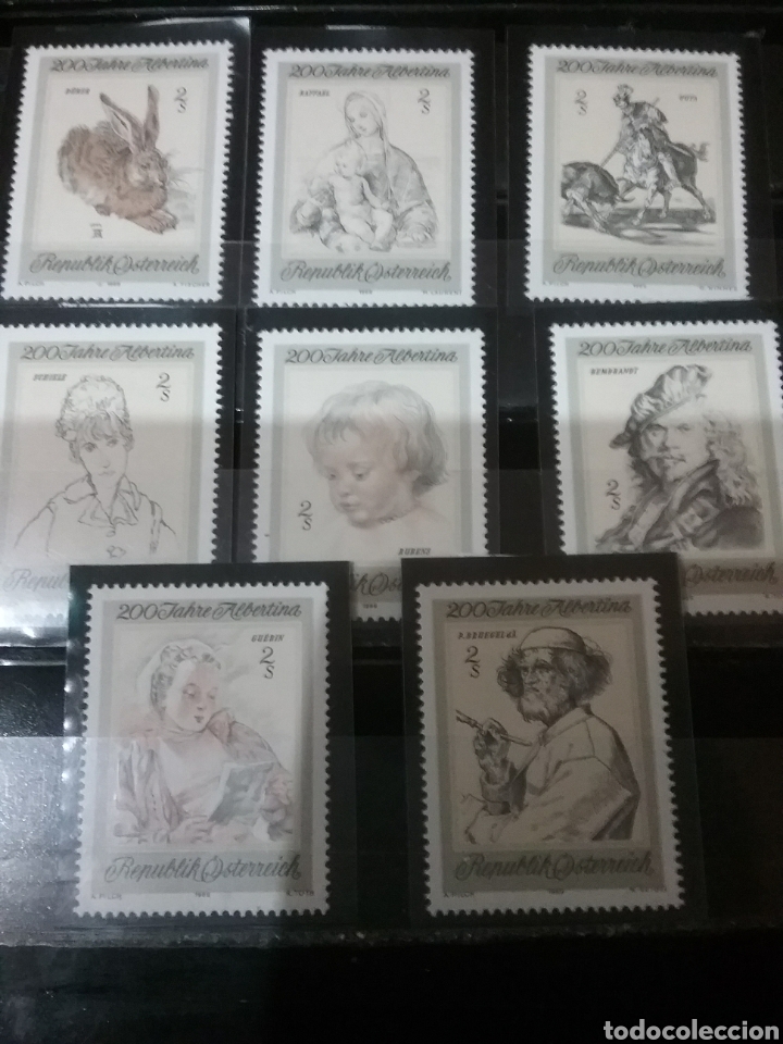 Selos: Sellos R. Austria (Osterreich) nuevos/1969/200 Aniv. pinturas Albertina/Goya/toro/caballo/D&uuml;rer/Guer