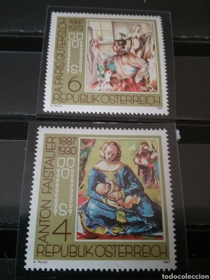 Briefmarken: Sellos Austria (Osterreich) nuevos/1987/100 Aniv. nacimiento pinturas/arte/cuadros/religion/Albert/