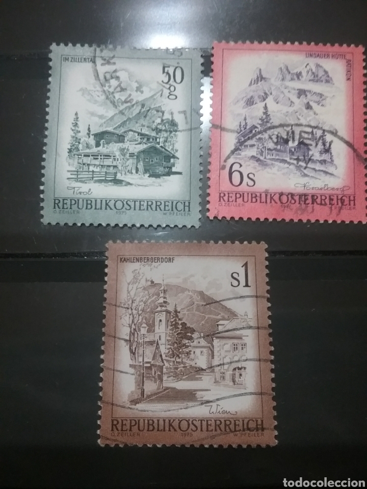 Selos: Sellos Austria (Osterreich) nuevos/1975/Paisajes Austria/arquitectura/castillos/monta&ntilde;as/valles/pal
