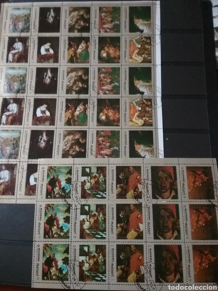 Stamps: HB de Manama (E.A.U) mtda/1972/Pinturas famosas europeas/