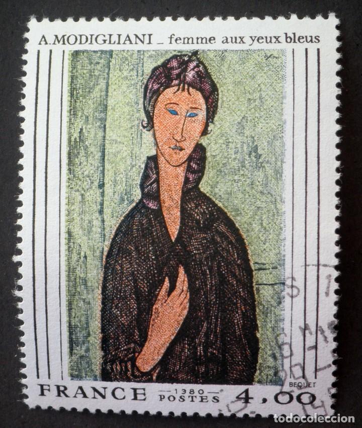Sellos: 1980 Francia Pinturas de A. Modigliani - Foto 1