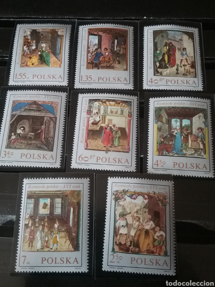 Selos: Sellos R. Polonia (Polska) nuevos/1969/Oficios pinturas S. XVI pinturas/arte/artesania/gremios/maest