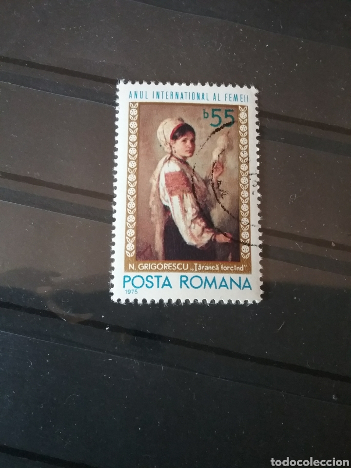 Briefmarken: Sellos R Rumania (P. Romana) mtdos/1975/A&ntilde;o intern. de la mujer/pintura/arte/mujer/joven/